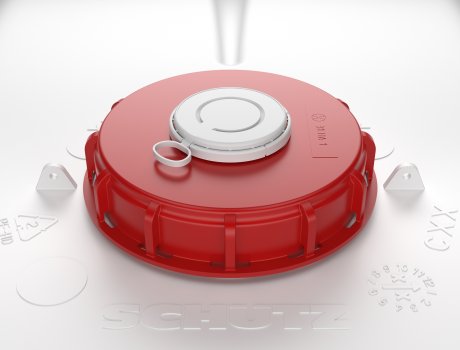 The Schütz Automatic Lock is a closure system with a tamper-evident seal; offering significant advantages for cleanliness and safety, it helps to protect the filling product and the personnel handling the container.
Photo: Schütz